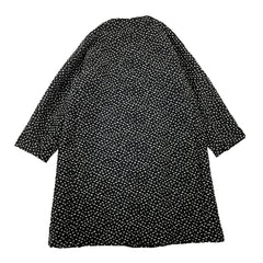 NUNO Coat: "Double-Faced Icy Snow" (Black/White)