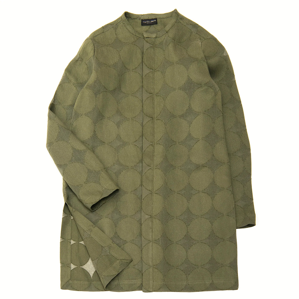 NUNO Tunic Top: "Burnout Balls" (Olive, Small/Medium)