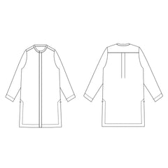 NUNO Tunic Top: "Burnout Balls" (Olive, Small/Medium)