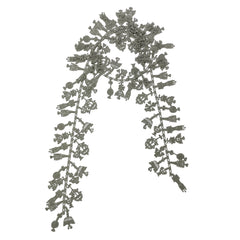 NUNO Lace Necklace: "Candlesticks" (Taupe)