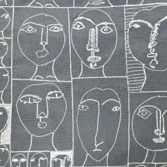 NUNO Special Edition Tote: "25 Faces" (White/Black)