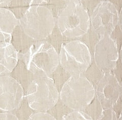 NUNO Tunic Top: "Hoshigaki" (Beige w/ Natural White Washi Paper, Medium/Large)