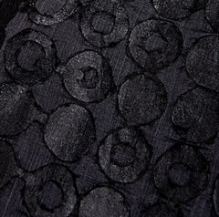 NUNO Tunic Top: "Hoshigaki" (Dark Navy w/ Black Washi Paper, Medium/Large)