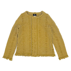 NUNO Jacket: "Continuous Plaid" (Mustard, Medium/Large)