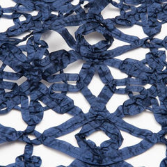 NUNO Over-Tunic: "Bobbin Flowers" (Blue, Size 2)