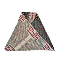 NUNO Infinity Shawl/Shrug: "Bean Scatter" (Red/White/Black)