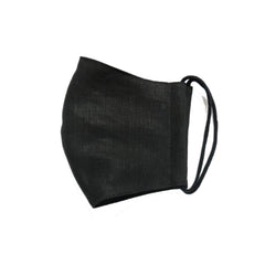 NUNO Fitted Facemask 2-Piece Set: "Omi" (Black, Large)