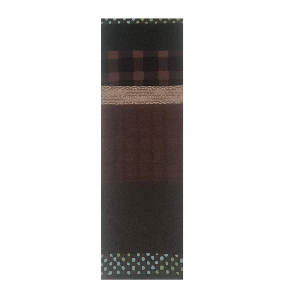 NUNO Runner/Scarf: "NUNO OriOri®" (Brown)