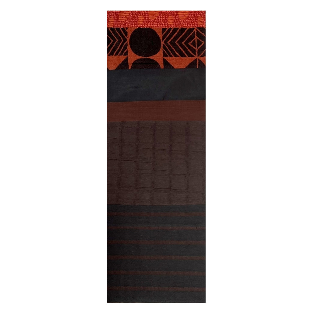 NUNO Runner/Scarf: "NUNO OriOri®" (Brown)