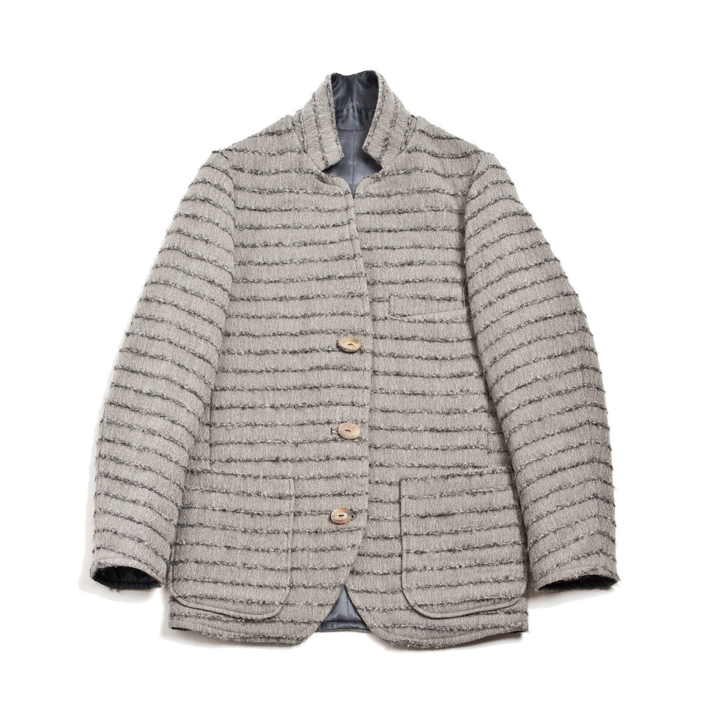 NUNO Reversible Jacket: "Day Paca" (Gray/Silver)