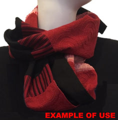 NUNO Runner/Scarf: "NUNO OriOri®" (Gray)