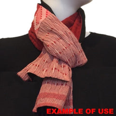 NUNO Runner/Scarf: "NUNO OriOri®" (Brown)