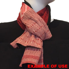 NUNO Runner/Scarf: "NUNO OriOri®" (Green E2)