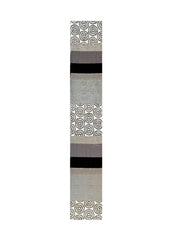 NUNO Runner/Scarf: "NUNO OriOri®" (Gray)