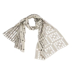 NUNO Scarf: "Cavern" (Natural White)
