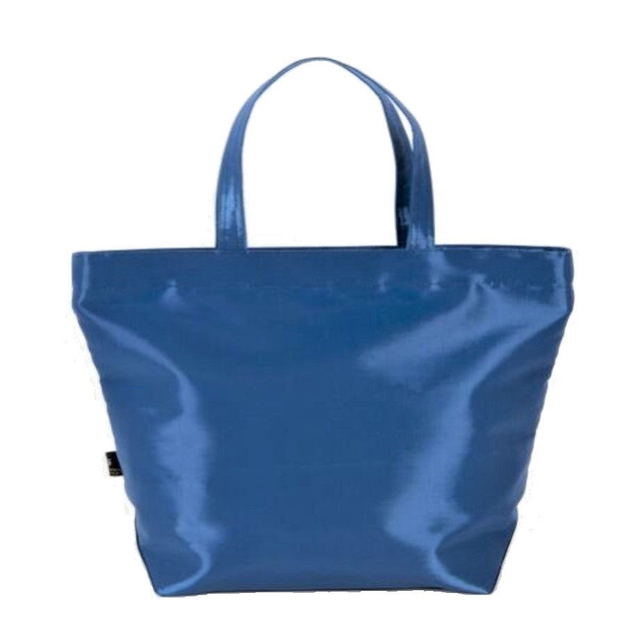 NUNO Tote: "Coal" (Medium, Peacock Blue)