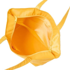 NUNO Tote: "Coal" (Medium, Saffron)
