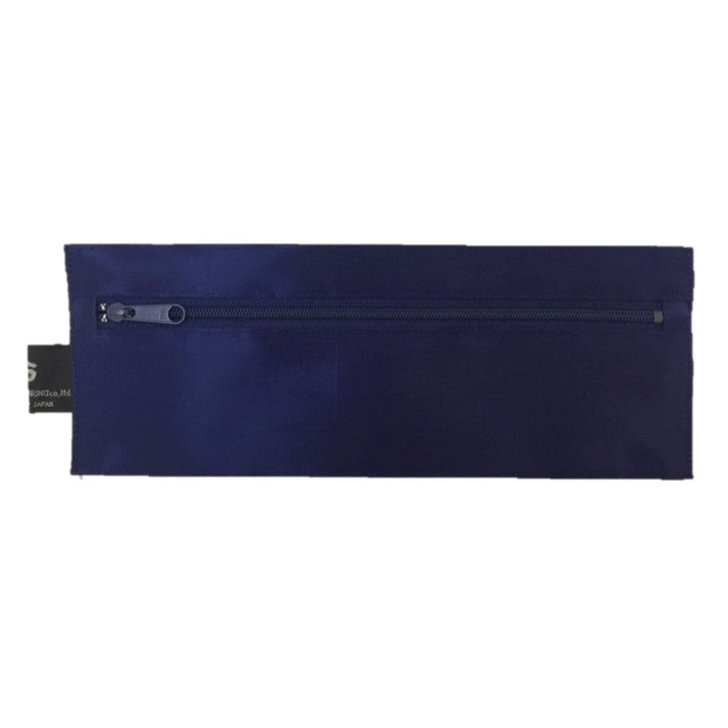 NUNO Oblong Zippered Case: "Coal" (Cobalt)