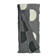 NUNO Narrow Scarf: "Pockets" (White/Black)