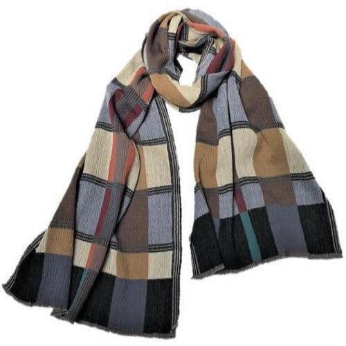 NUNO Shawl: "Color Gamp" (Blue Mix)