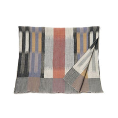 NUNO Shawl: "Jacquard Kasuri" (Multicolored)
