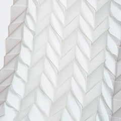 NUNO Scarf: "Tanabata" (White w/ Gray Shading)