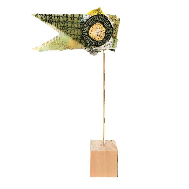 NUNO Limited-Edition Desktop Koi Nobori: "Yuki"