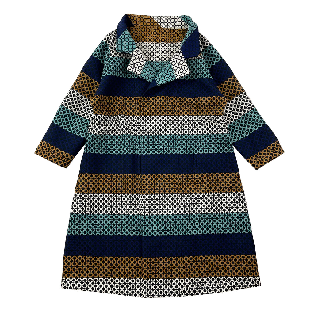 NUNO Coat: "Connect-the-Dots" (Blue Mix)