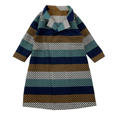 NUNO Coat: "Connect-the-Dots" (Blue Mix)