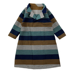 NUNO Coat: "Connect-the-Dots" (Blue Mix)