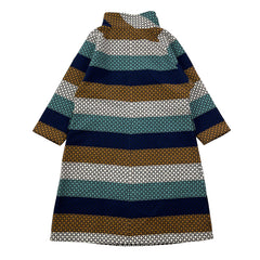 NUNO Coat: "Connect-the-Dots" (Blue Mix)