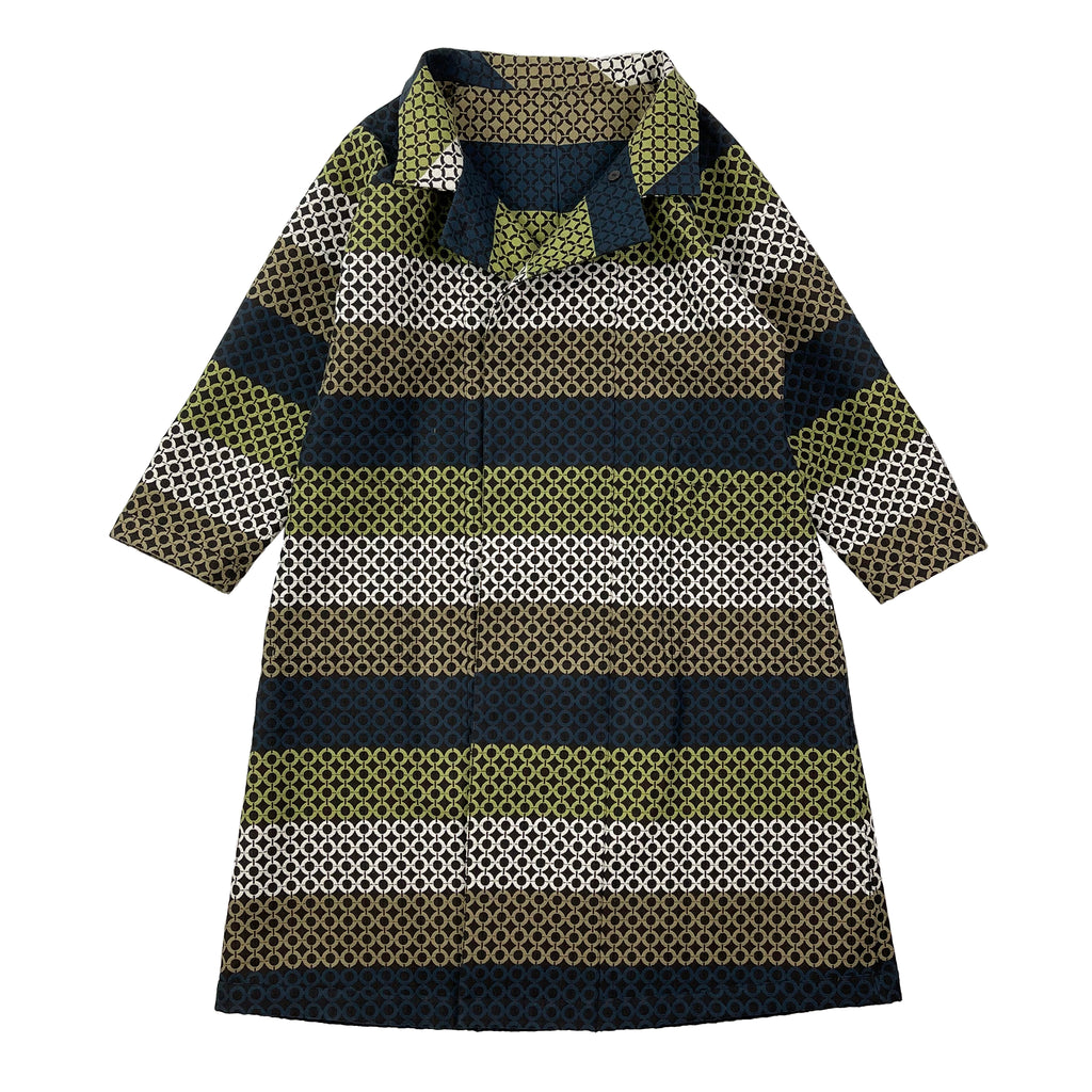 NUNO Coat: "Connect-the-Dots" (Green Mix)