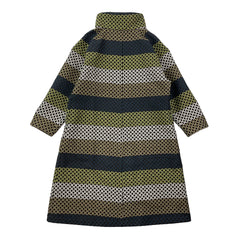 NUNO Coat: "Connect-the-Dots" (Green Mix)