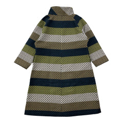 NUNO Coat: "Connect-the-Dots" (Green Mix)