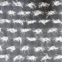 NUNO Scarf: "New Papillon" (Soft Black/White)