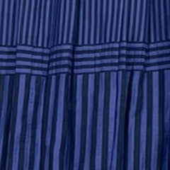 NUNO Loomed Tunic Dress: "New Stripe" (Blue/Black)