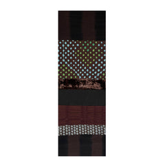 NUNO Runner/Scarf: "NUNO OriOri®" (Brown F11)