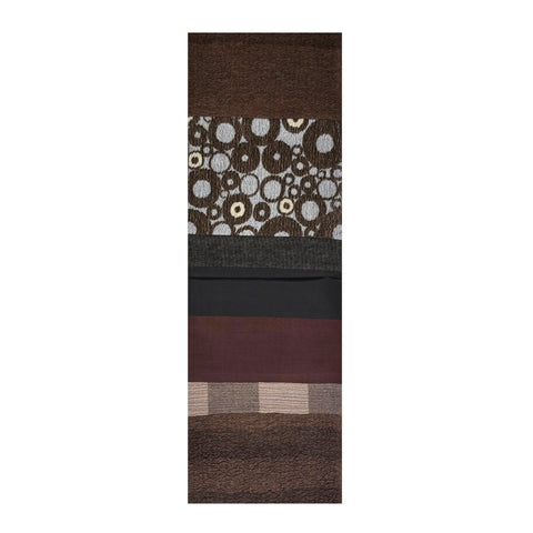 NUNO Runner/Scarf: "NUNO OriOri®" (Brown F12)