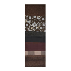 NUNO Runner/Scarf: "NUNO OriOri®" (Brown F12)