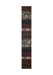 NUNO Runner/Scarf: "NUNO OriOri®" (Brown F12)