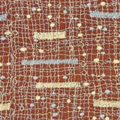 NUNO Pullover Vest: "Wool Gauze Embroidery" (Burgandy, One Size Fits Most)