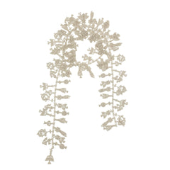 NUNO Lace Necklace: "Candlesticks" (Metallic Gold)