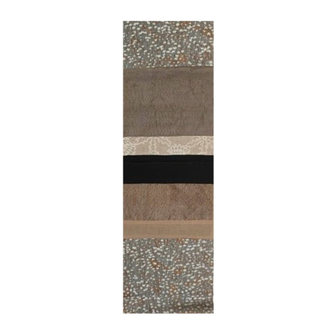 NUNO Runner/Scarf: "NUNO OriOri®" (Brown)