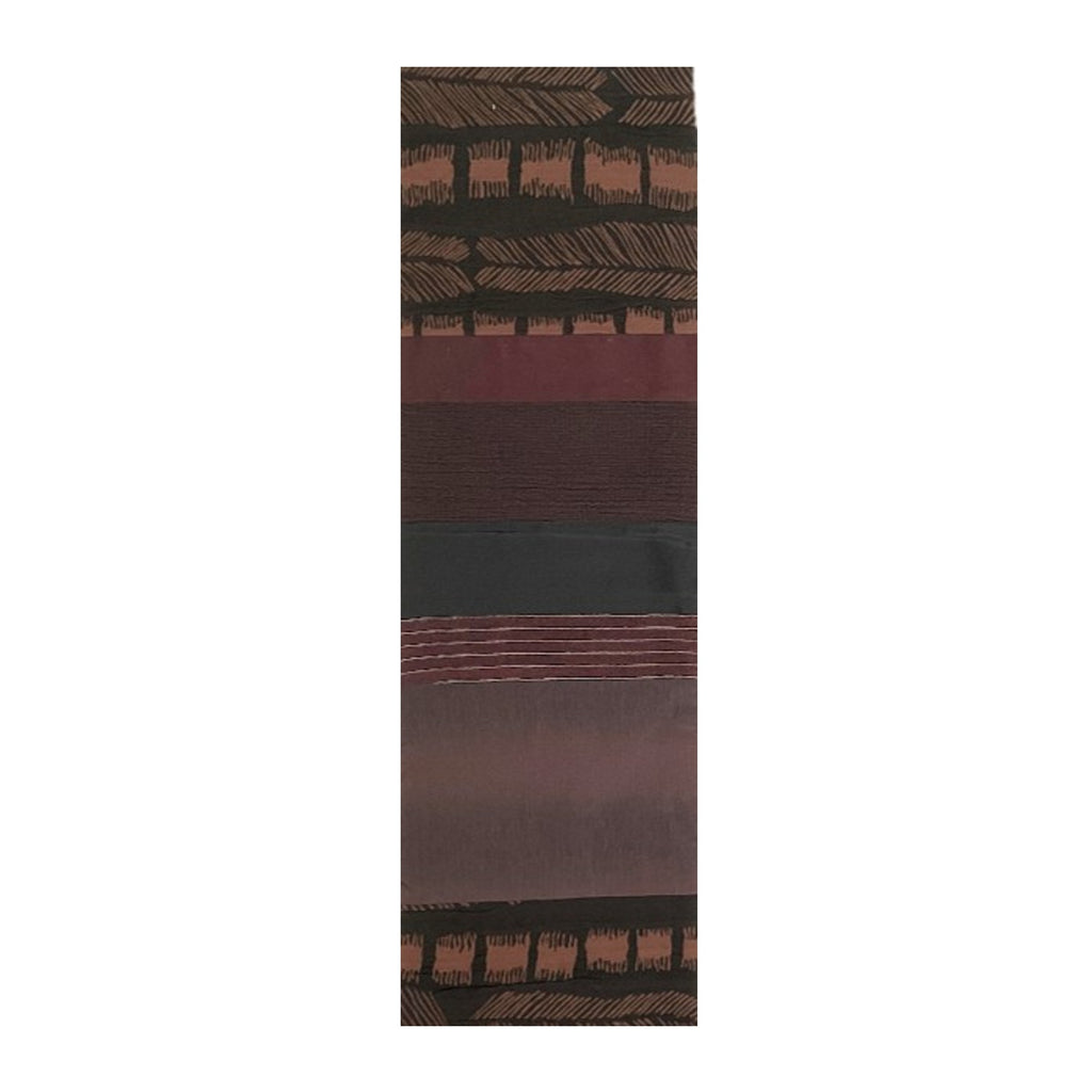 NUNO Runner/Scarf: "NUNO OriOri®" (Brown)