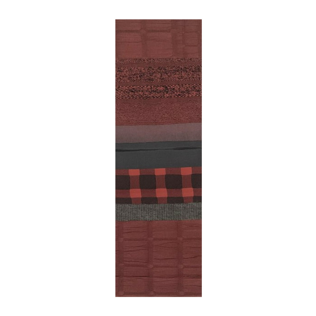 NUNO Runner/Scarf: "NUNO OriOri®" (Brown)