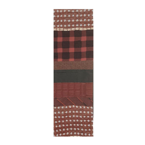 NUNO Runner/Scarf: "NUNO OriOri®" (Brown)