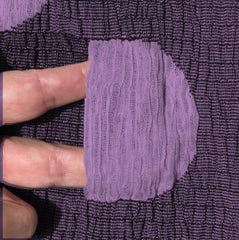 NUNO Narrow Scarf: "Pockets" (Purple/Black)