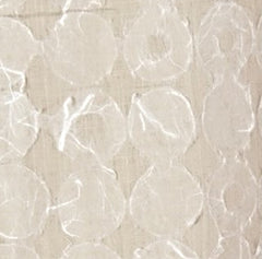 NUNO Tunic Top: "Hoshigaki" (Beige w/ Natural White Washi Paper, Medium/Large)