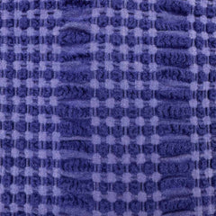 NUNO Collarless Jacket: "Continuous Plaid" (Blue, Large/Extra-Large)