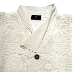 NUNO One-Button Top: "Fisheye" (Natural)